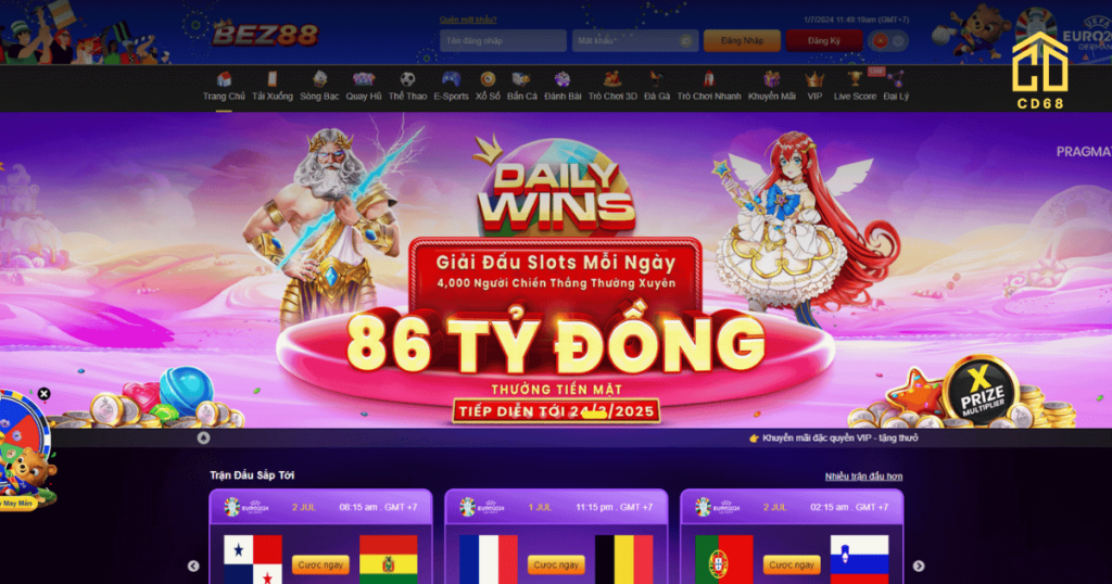 BEZ88 – Nền Tảng Cá Cược Thể Thao, Casino & Game Uy Tín Hàng Đầu